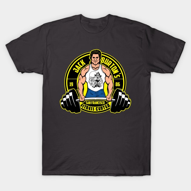 Jack Burton's fitness center T-Shirt by carloj1956